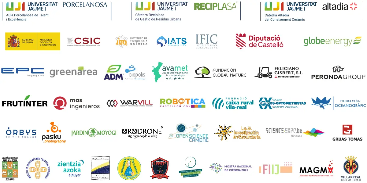 colaboradores y patrocinadores Vilaciència 2025